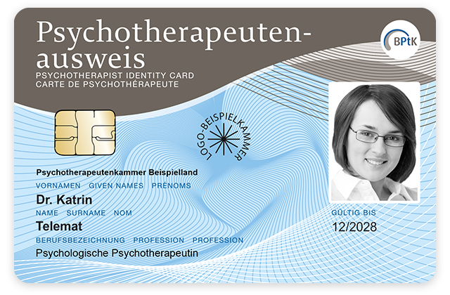 Elektronischer Psychotherapeutenausweis (ePTA)
