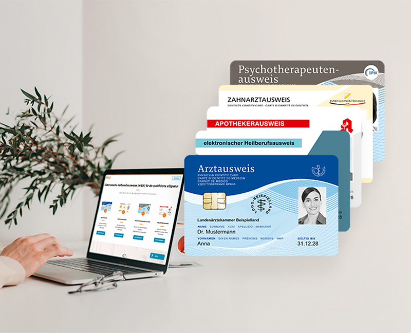 medisign eHBA mit Laptop